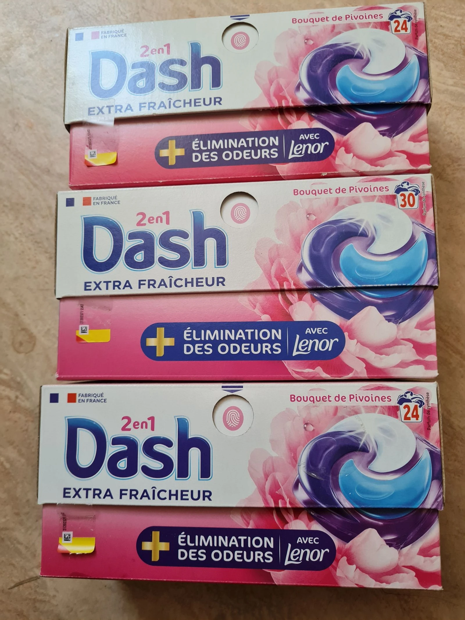 Dash  le lot 5 boîte 